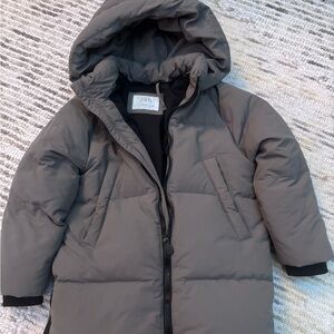 Zara Kids Gray Puffer Jacket
